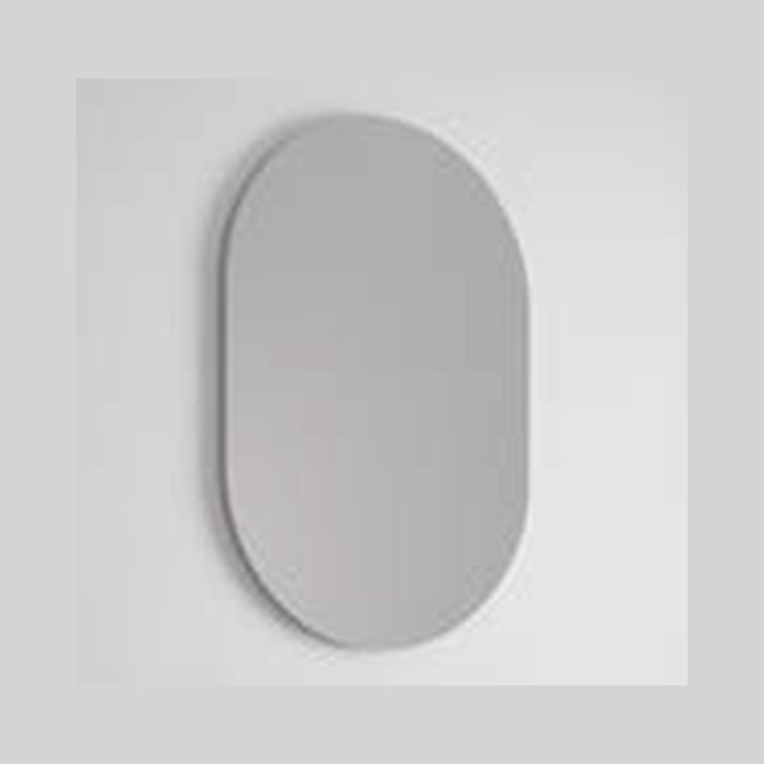 Miroir ovale simple. 60 × 100 cm sur panneau, sans cadre ni éclairage