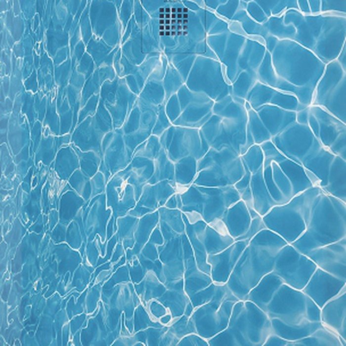 Receveur de douche 3D Eau et zen. Vague, gouttes, piscine, mer, calme et les quatre zen de sable et de galets