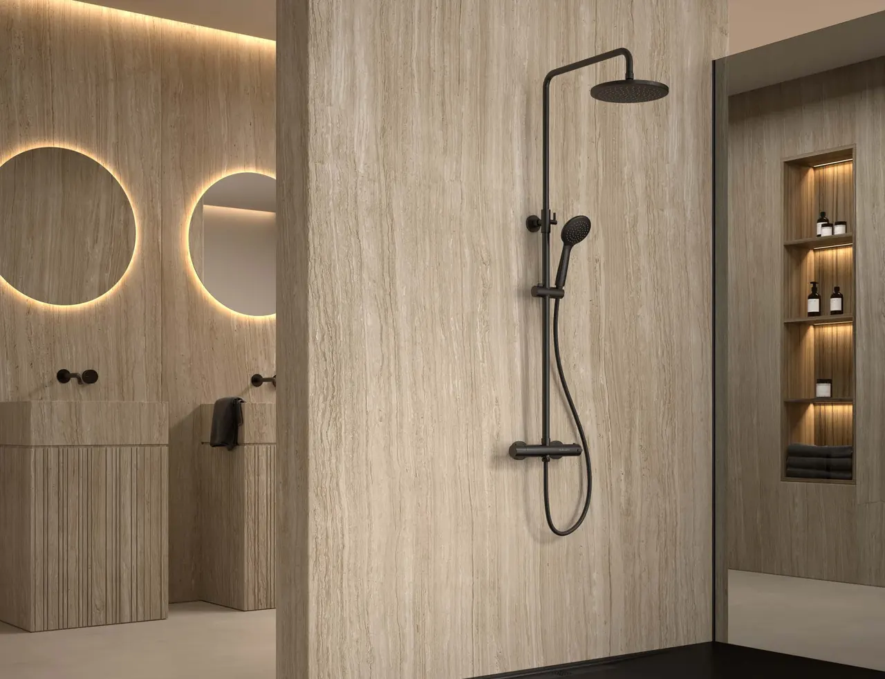 Colonne de douche Oder, ambiance