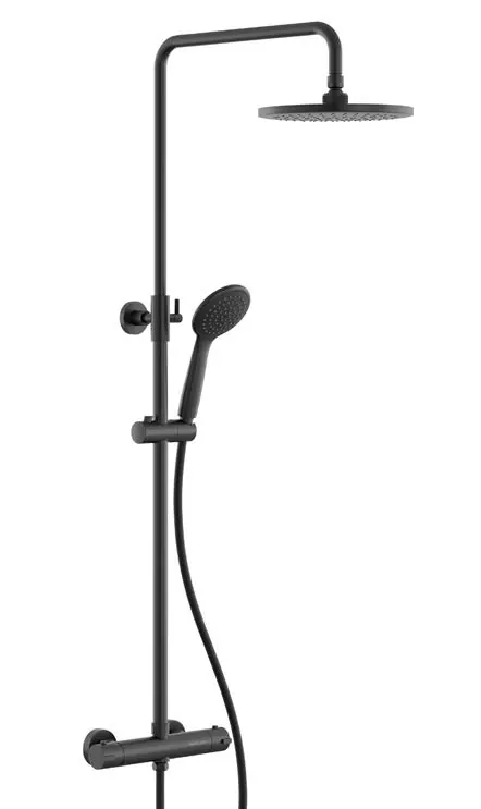 Colonne de douche Oder, coloris noir