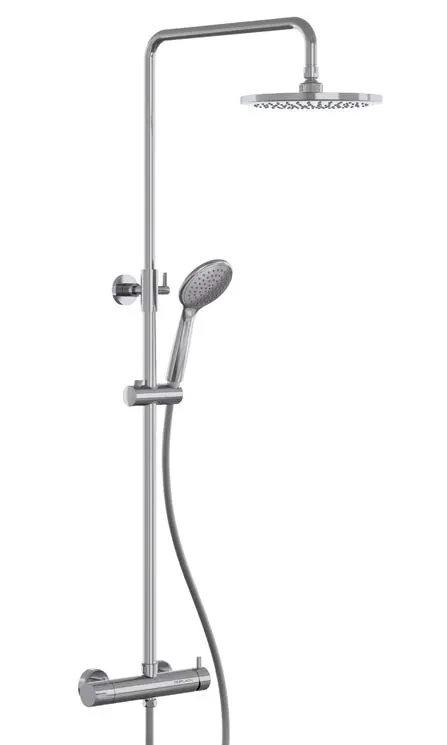 Colonne de douche Sena, coloris chromé