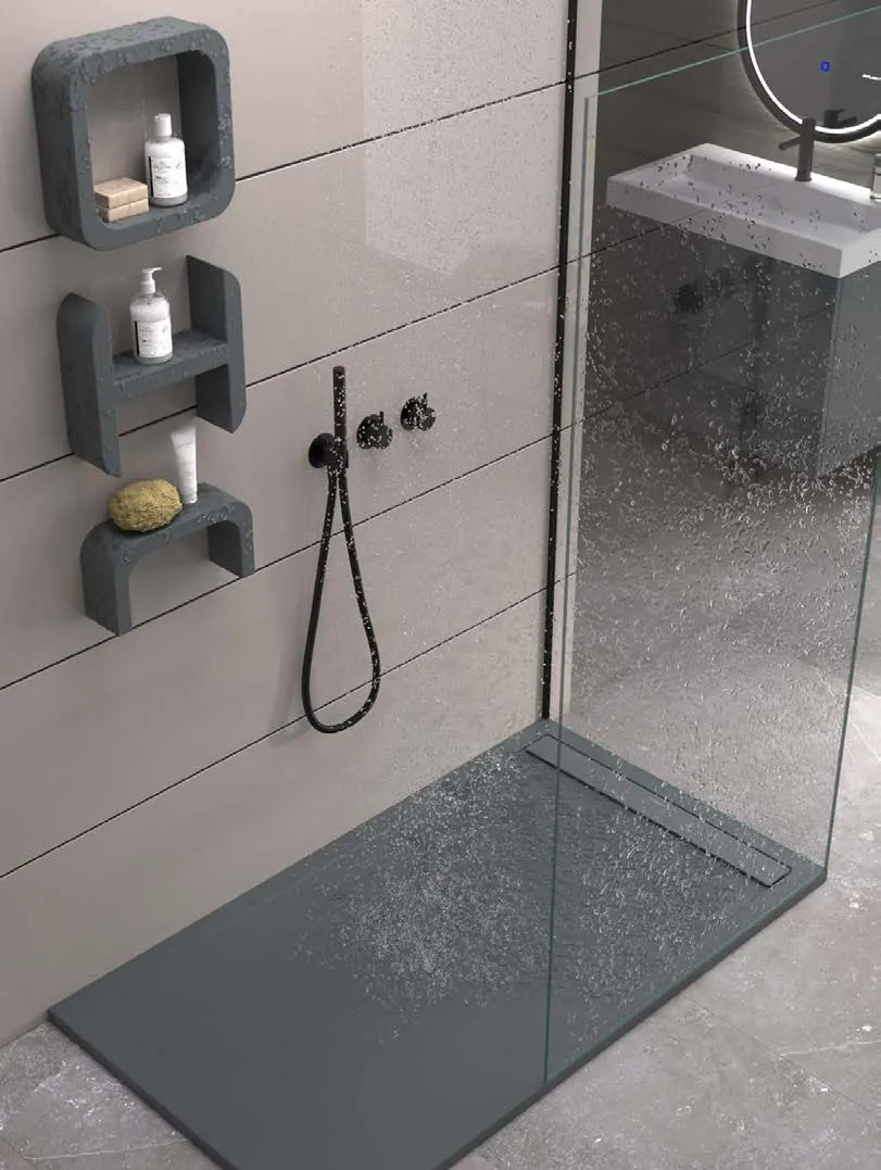 Étagère de douche série Ohu, ambiance