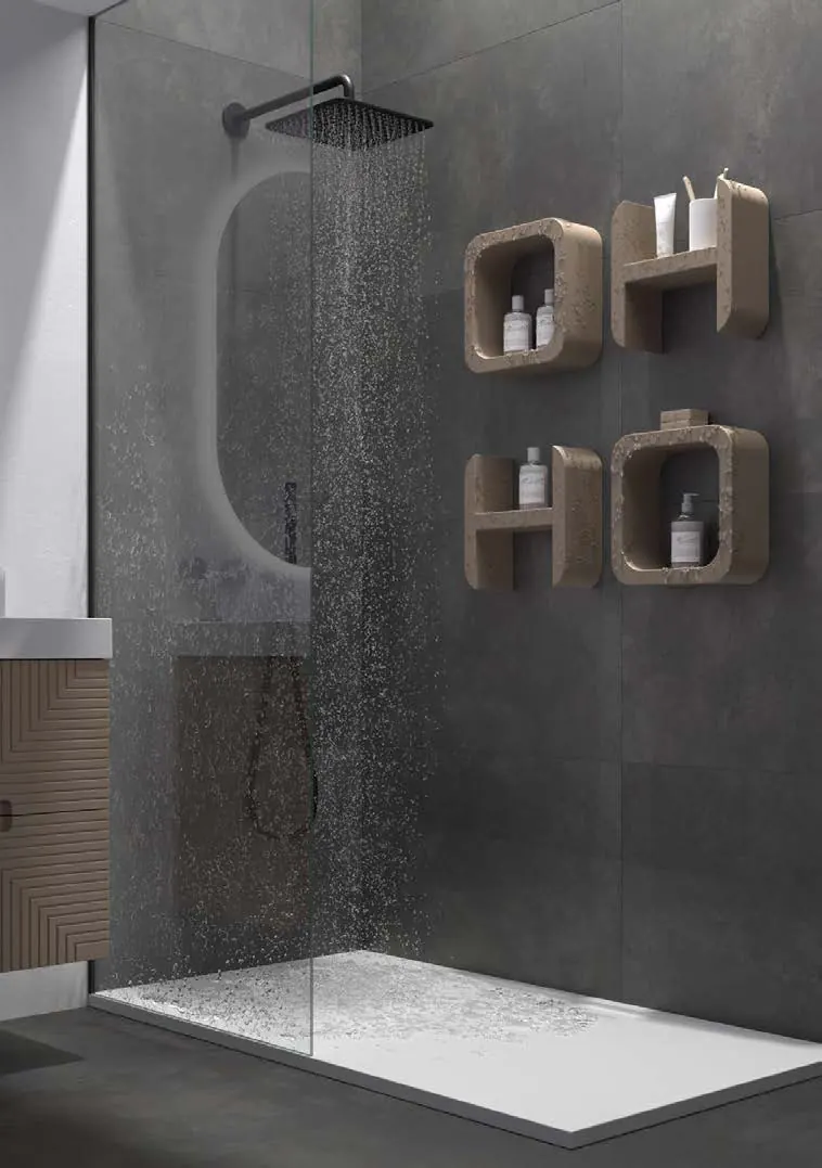 Étagère de douche série Ohu, ambiance