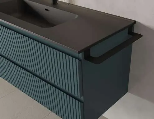 Meuble de salle de bain série Modula, détail