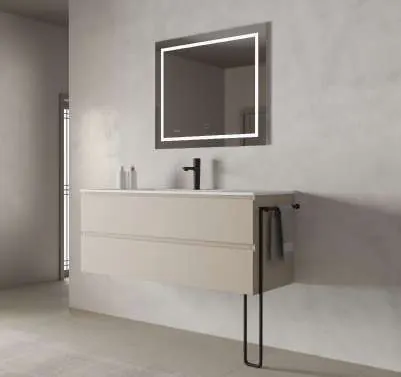Meuble de salle de bain série Modula, détail