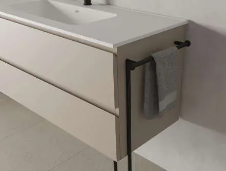 Meuble de salle de bain série Modula, détail