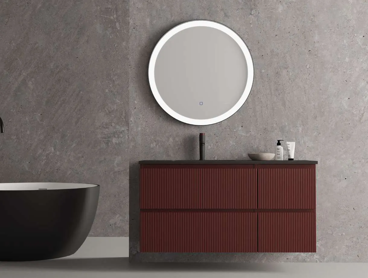 Meuble de salle de bain série Modula, ambiance