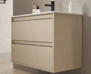 Meuble de salle de bain série Nasu, détail