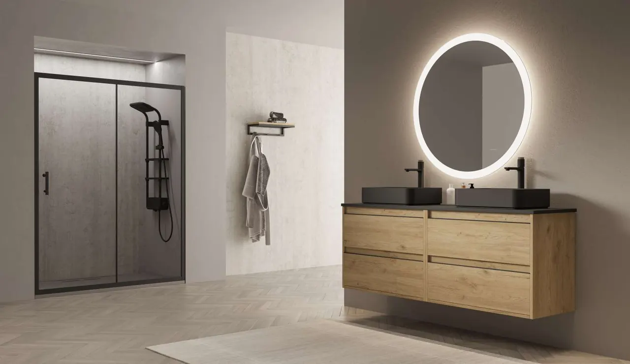 Meuble de salle de bain série Nasu, ambiance