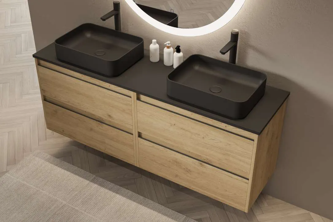 Meuble de salle de bain série Nasu, ambiance