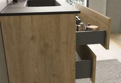 Meuble de salle de bain série Orosi, détail
