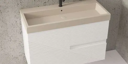 Meuble de salle de bain série Sia, détail