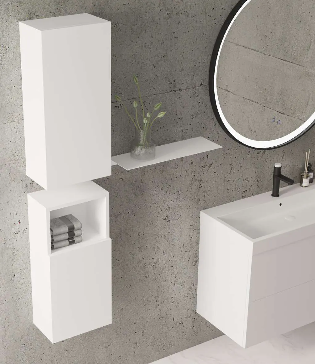 Meuble de salle de bain série Sia, ambiance