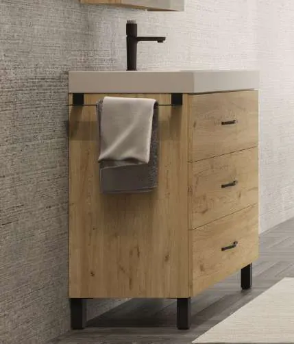 Meuble de salle de bain série Teide, détail