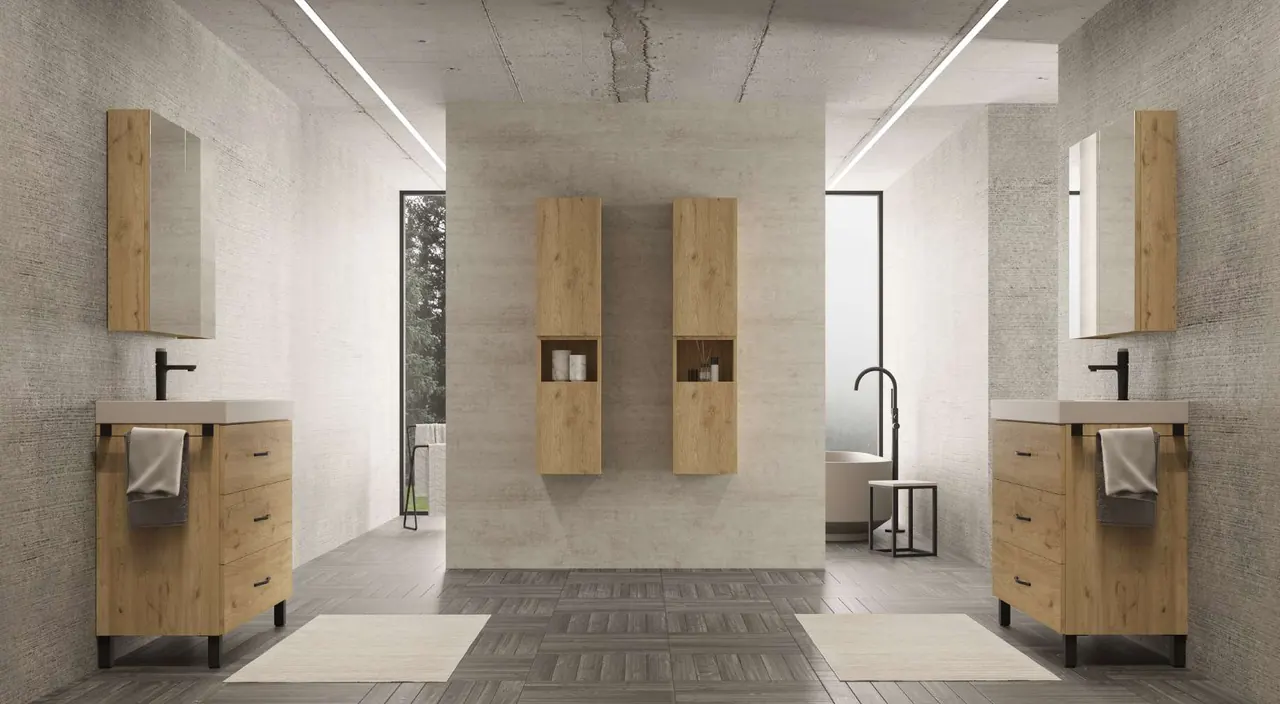 Meuble de salle de bain série Teide, ambiance