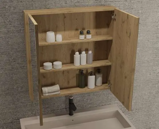 Meuble de salle de bain série Teide, détail