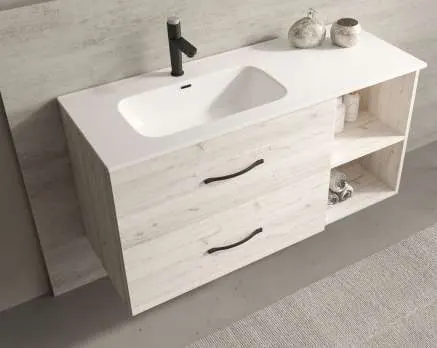 Meuble de salle de bain série Teide, détail