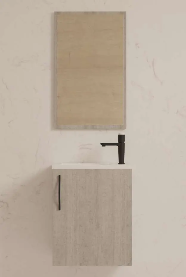 Meuble de salle de bain série Teide, détail