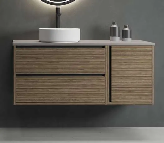 Meuble de salle de bain série Vesubio, détail