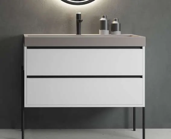 Meuble de salle de bain série Vesubio, détail