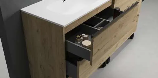 Meuble de salle de bain série Vesubio, détail
