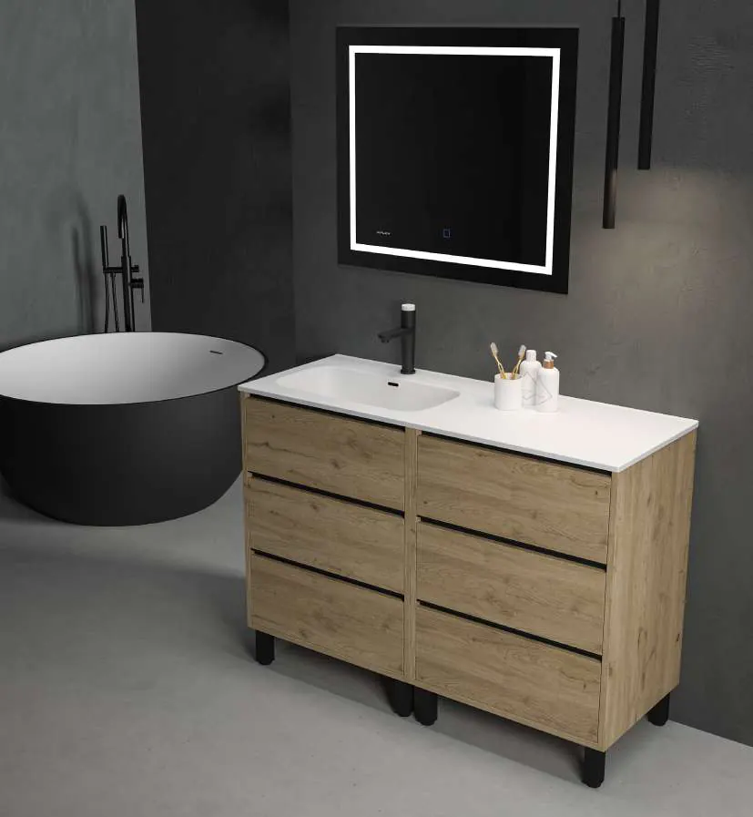 Meuble de salle de bain série Vesubio, ambiance