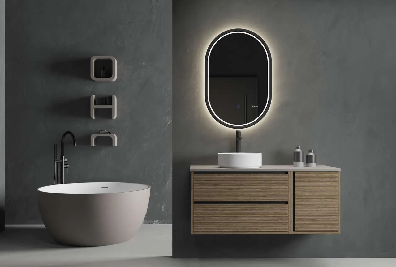 Meuble de salle de bain série Vesubio, ambiance