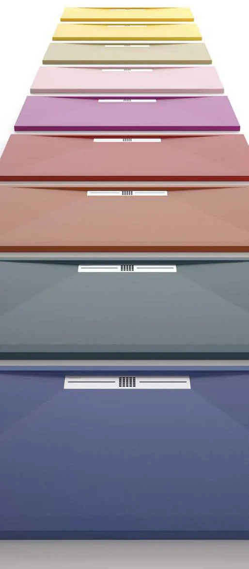 Receveur coupé sur mesure, détail