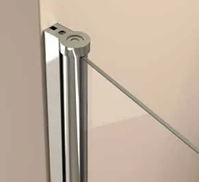 Paroi de douche Quadra série Fix, détail