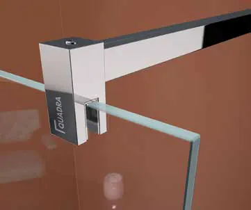 Paroi de douche Quadra série Fix, détail
