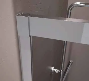 Paroi de douche Quadra série Q, détail
