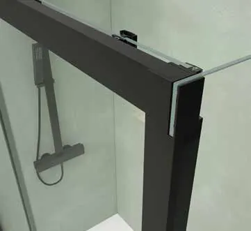 Paroi de douche Quadra série Q, détail