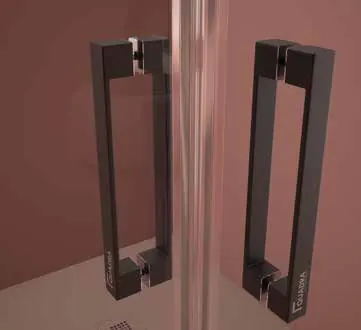 Paroi de douche Quadra série Q, détail