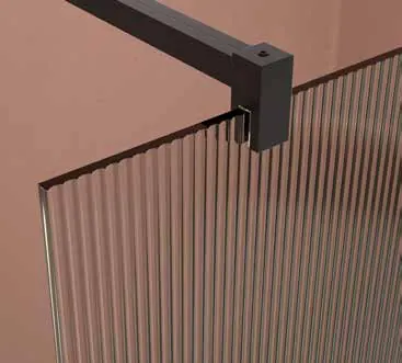 Paroi de douche Quadra série Sown, détail
