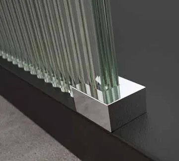 Paroi de douche Quadra série Sown, détail