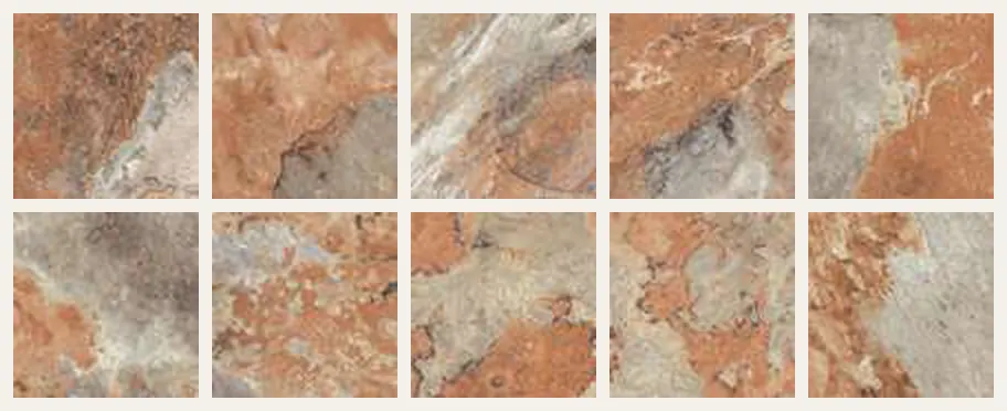 Carrelage de sol Arkonik Arizona, les faces de la pièce Arizona
