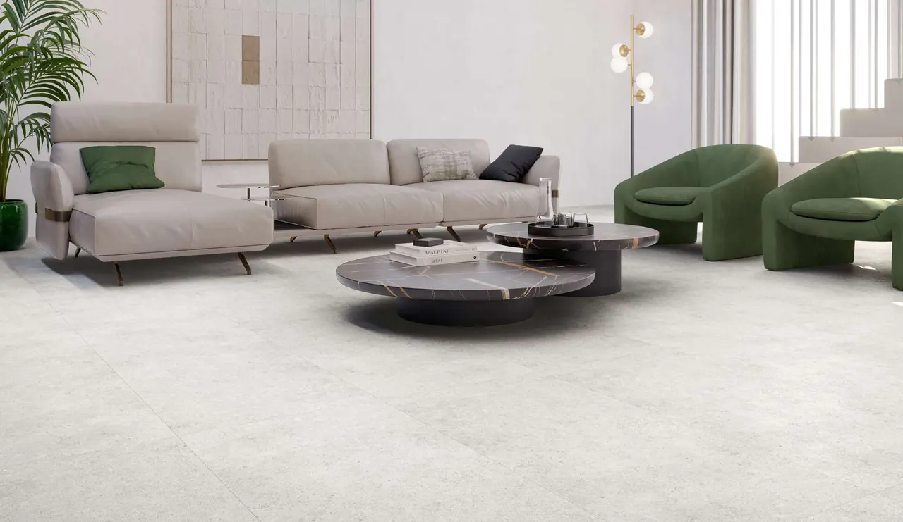Grès cérame Arkonik Neo Light Cream, ambiance