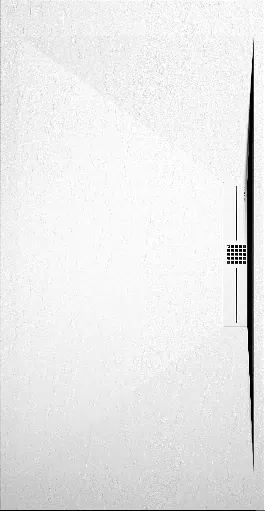 Receveur de douche Duplach Stone Stone Side, vue de dessus