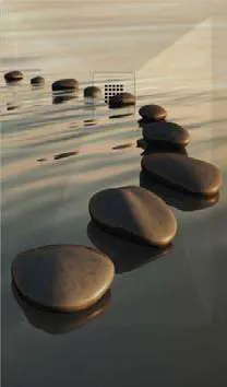 Receveur de douche 3D Eau et zen, motif Zen 01