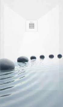 Receveur de douche 3D Eau et zen, motif Zen 02