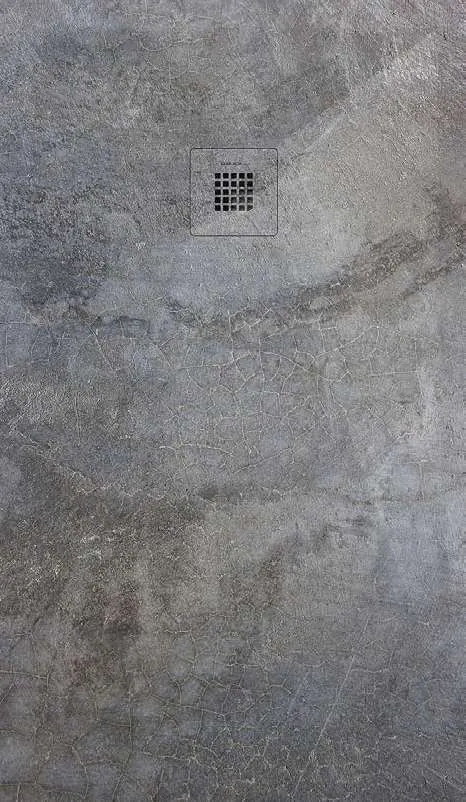 Receveur de douche 3D Ciments et métaux, motif Ciment 01