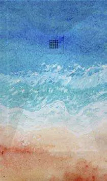 Receveur de douche 3D Aquarelles et couleur, motif Aquarelle 04