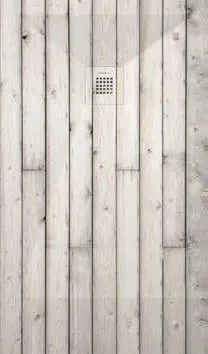 Receveur de douche 3D Bois, motif Blanc rustique