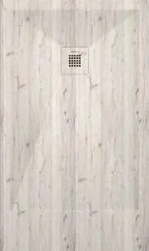 Receveur de douche 3D Bois, motif Décapé