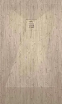 Receveur de douche 3D Bois, motif Nature