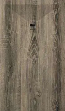 Receveur de douche 3D Bois, motif Cendre