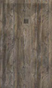 Receveur de douche 3D Bois, motif Baobab