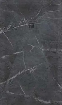 Receveur de douche 3D Marbres, motif Marquina