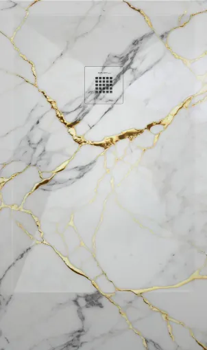 Receveur de douche 3D Marbres, échantillon de finition