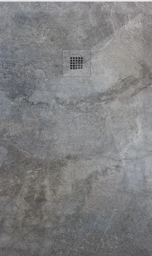 Receveur de douche 3D Minéraux et marbrures, échantillon de finition